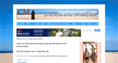 Desktop Screenshot of capemayresort.com